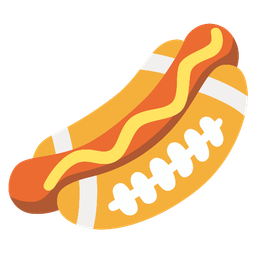 hot dog and american football
