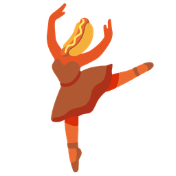 hot dog and ballet shoes