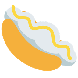 hot dog and cloud