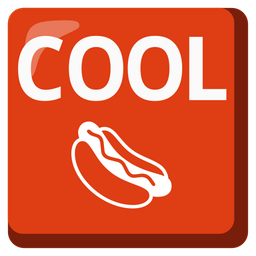 hot dog and COOL button