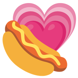 hot dog and growing heart