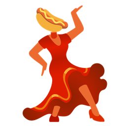 hot dog and high-heeled shoe