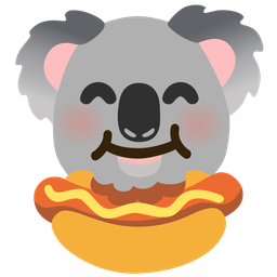 hot dog and koala
