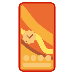 hot dog and mobile phone