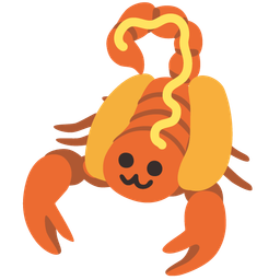 hot dog and scorpion