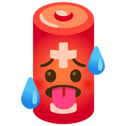 hot face and battery