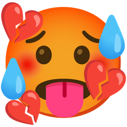 hot face and broken heart