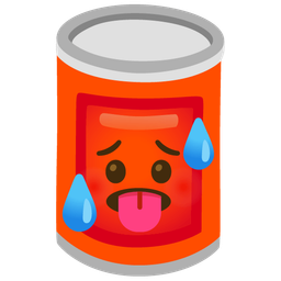 hot face and canned food