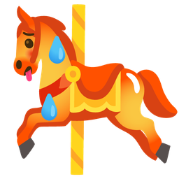 hot face and carousel horse