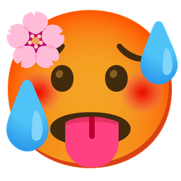 hot face and cherry blossom