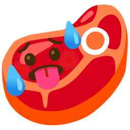 hot face and cut of meat