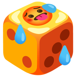 hot face and game die