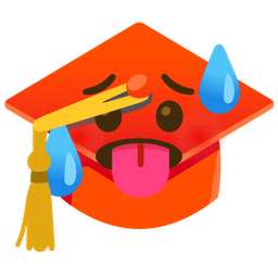 hot face and graduation cap