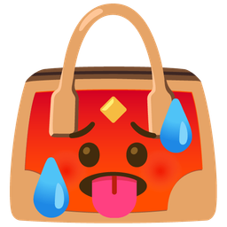 hot face and handbag