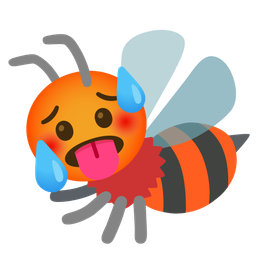 hot face and honeybee