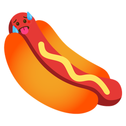 hot face and hot dog