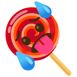 hot face and lollipop