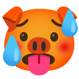 hot face and pig face