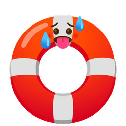 hot face and ring buoy