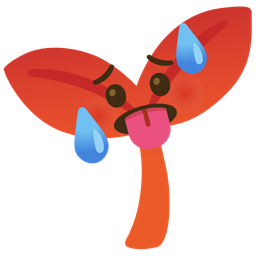 hot face and seedling