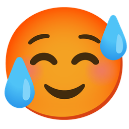 Hot face and Smiling face