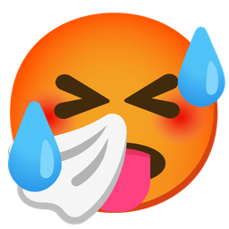 hot face and sneezing face