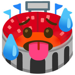 hot face and stadium