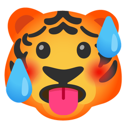 hot face and tiger face