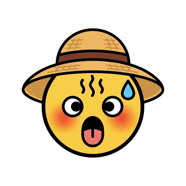 Hot face and Woman’s hat