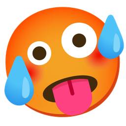 Hot face and Zany face