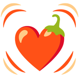 hot pepper and beating heart