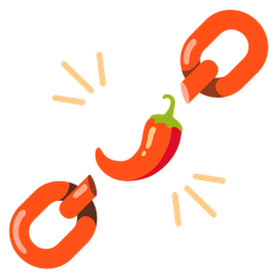 hot pepper and chains