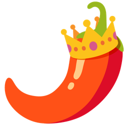 hot pepper and crown