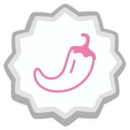 hot pepper and fish cake with swirl