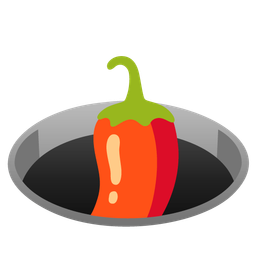 hot pepper and hole