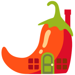 hot pepper and house