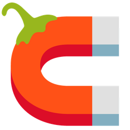 hot pepper and magnet