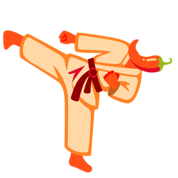 hot pepper and martial arts uniform
