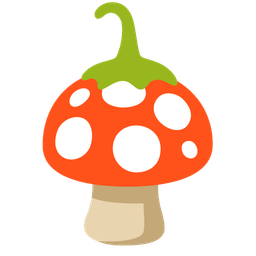 hot pepper and mushroom