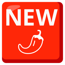hot pepper and NEW button