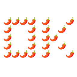 hot pepper and OK button