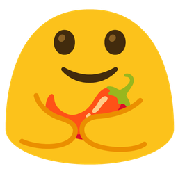 hot pepper and people hugging