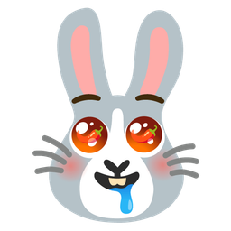 hot pepper and rabbit face