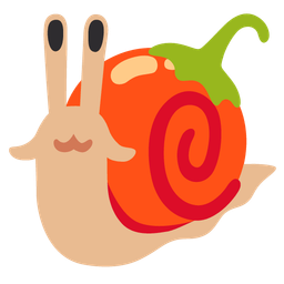 hot pepper and snail