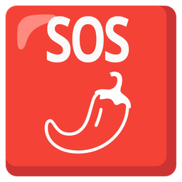 hot pepper and SOS button