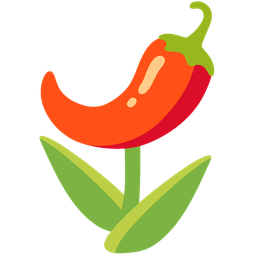 hot pepper and tulip