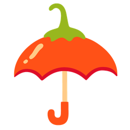 hot pepper and umbrella