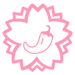 hot pepper and white flower