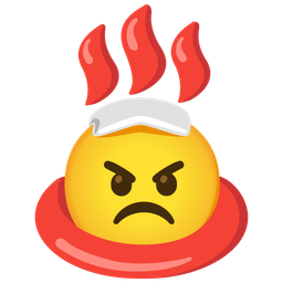 hot springs and angry face