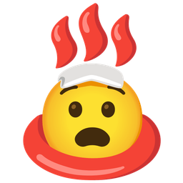 hot springs and anguished face